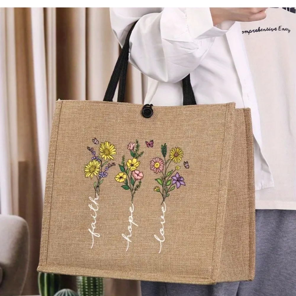 Print Tote Bag Beach Bag Gift Bag - Picture 2 of 9